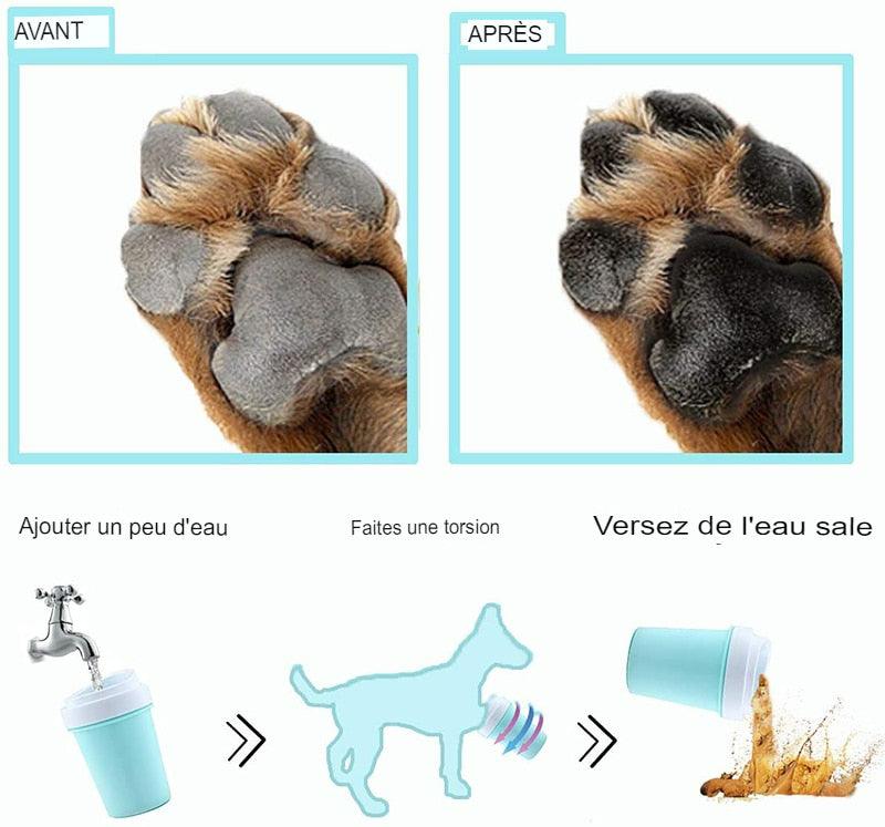 lave patte pour chien - La solution facile pour des pattes propres ! – Les  Canins Branchés